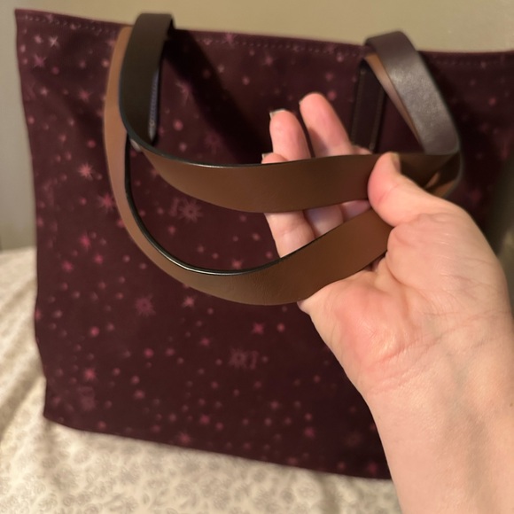 Coach Star Wars X Tote With Starry Print and Princess Leia as Boushh - Picture 8 of 9